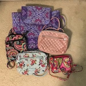 Set of 5 Vera Bradley bags, gently used, great condition
